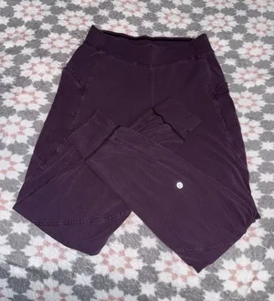 lululemon athletica deep plum workout leggings thumbnail 1