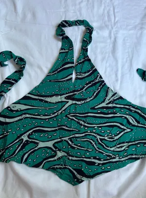 Cute teal halter top Green Size XS thumbnail 1