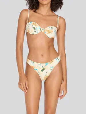 Solid and Striped Brule Multi Floral Bikini thumbnail 1