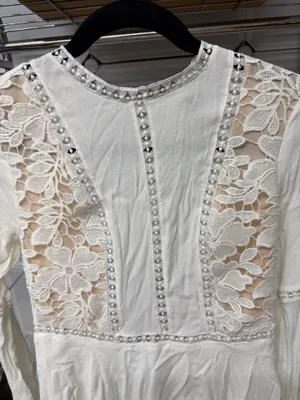 Forever 21 White Long Sleeve Dress thumbnail 3