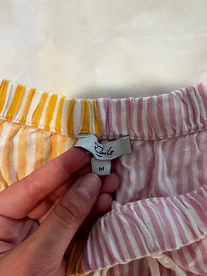 Rails Pajamas Pink And Yellow Striped Size Medium thumbnail 6