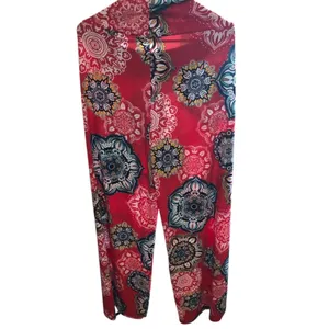 My Bump Women's Maternity Casual Bohemian Damask Palazzo Pants thumbnail 4