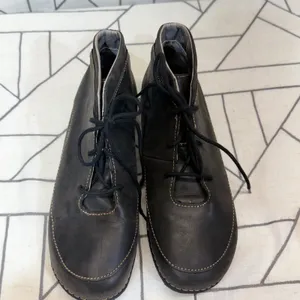 Duluth Trading Co Chukka Boots Size 9 Black Leather‎ Lace Up Ankle 77703 thumbnail 5