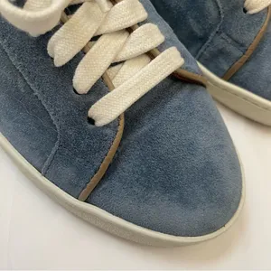 Frye Alexis Low Lace Aqua Suede Sneakers size 8 thumbnail 6