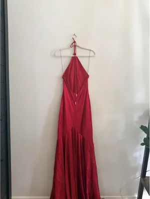 Acler Tarnacre Red Gown Size 12 thumbnail 5
