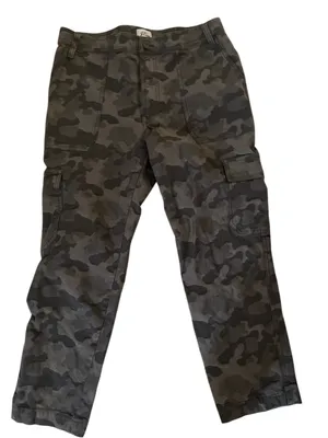 J. Crew Women's Dark Gray Camo Cargo Pants thumbnail 1