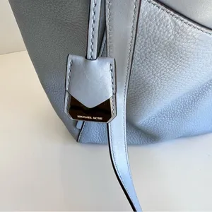 Michael Kors Whitney‎ Pebbled Leather Tote Pale Blue thumbnail 12