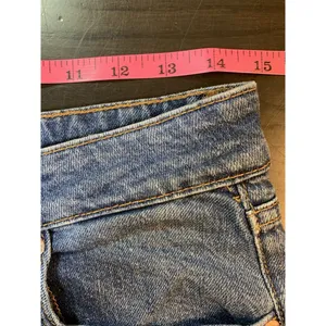 H&M Regular Waist Jean Shorts‎ Womens 10 Medium Wash Denim Festival DIY Cut Off thumbnail 12