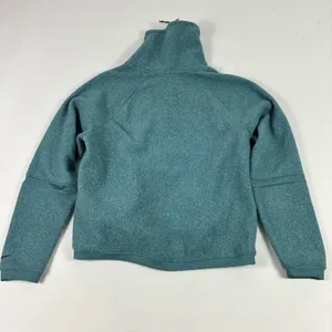 Nike Sweatshirt Womens Small Blue High‎ Neck Fleece Pullover Pockets BV5285-364 thumbnail 10