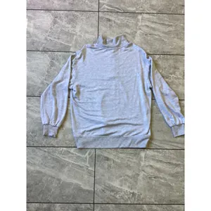 Three Dots Women Heather Gray Quarter Zip Fleece Sweatshirt Pullover Size M thumbnail 5