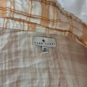 Source Unknown Unbranded Women's Orange and Tan Shirt thumbnail 5