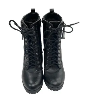 Soda Womens Black Shoes Ankle Boots High Heeled size 8.5 SKU 1523 thumbnail 1