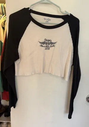 Brandy Melville Crop Long Sleeve Top thumbnail 1