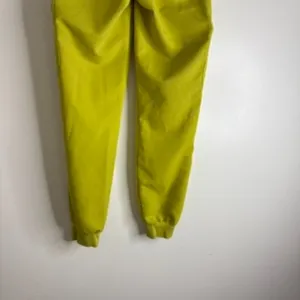 FIGS Women’s Technical Collection XXS Jogger Scrub Pants Chartreuse Green Pink thumbnail 3