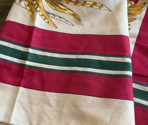 Vintage Hat Printed Scarf Italy Silk Betmar Classy Feathers Retro Gatsby thumbnail 13