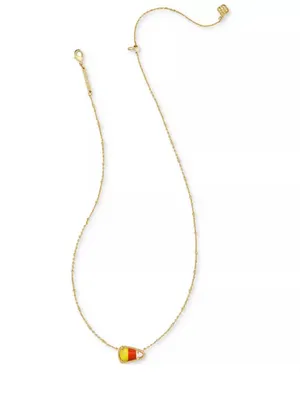 NWT Kendra Scott 14k Gold-Plated Stone Candy Corn Adjustable Pendant Necklace thumbnail 2