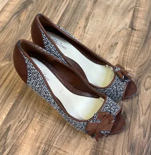 Lela Rose‎ heels 7.5 Brown thumbnail 1