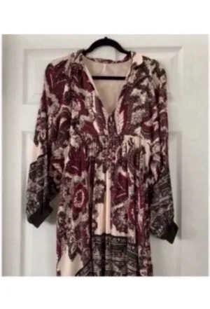 Free People Boho Mini Dress Long Sleeve thumbnail 5