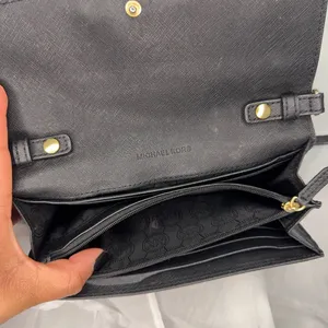 Michael Kors Jet Set Travel Saffiano Leather Smartphone Chain Wallet Crossbody thumbnail 14