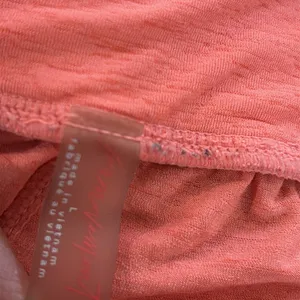 Free People Movement Boho Athleisure High Rise Coral Ruffled Layering Shorts L thumbnail 10