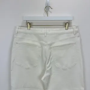 Madewell 90s Straight Crop Jean Tile White High Rise Raw Hem Women US 32 NWT thumbnail 15