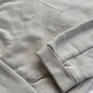 Adidas Beige Oversized Pullover Hoodie Size S thumbnail 4