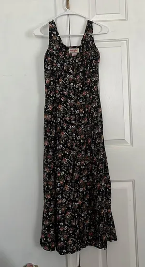 Energie Black Floral Dress thumbnail 1