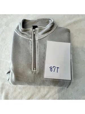 Wild Fable 1X Beige Half-Zip Sweatshirt 87t thumbnail 9