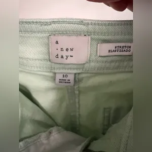 A New Day Women’s High-Rise‎ Straight Ankle Pants - Size 10 - Mint Green thumbnail 6