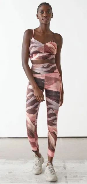 & OTHER STORIES Quick Dry Yoga Tights thumbnail 1