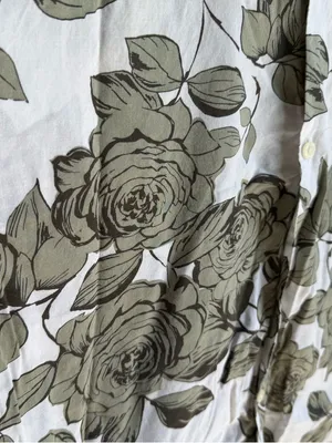 Abercrombie & Fitch Floral Button Front Top XXL thumbnail 2