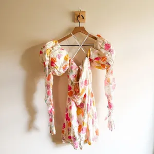 New For Love & Lemons Hazel Mini Dress Size L thumbnail 6
