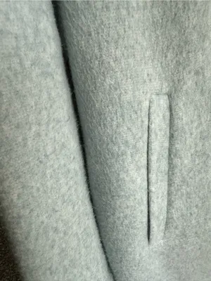 VERO MODA Wool-Blend Light Blue Gray Women's Coat thumbnail 6