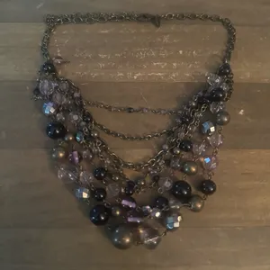Lia Sophia Fancy That layered multi bead chain necklace thumbnail 2