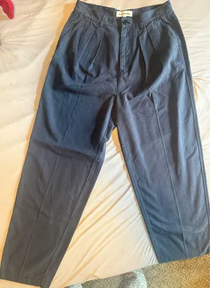 Nordstrom Alex Mill Pleated Trousers Navy thumbnail 1