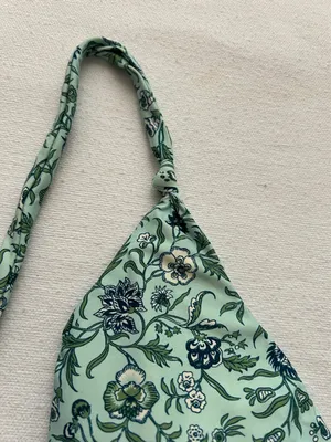 Women’s Loft Blue/Green Floral One Piece Swim Suit - Size S thumbnail 4