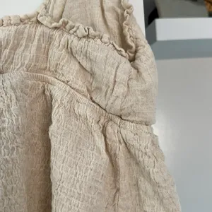 Zara Cream/nude structured Nelly tank top with a v dive neck thumbnail 7