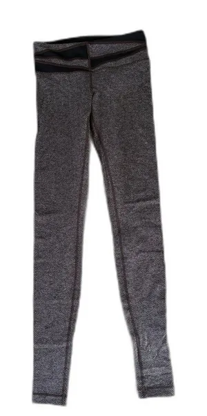 Lululemon high rise brown herringbone leggings - size 4 tall thumbnail 1