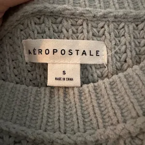 Aeropostale Light Blue/Gray Knit Sweater Casual Cabincore thumbnail 2