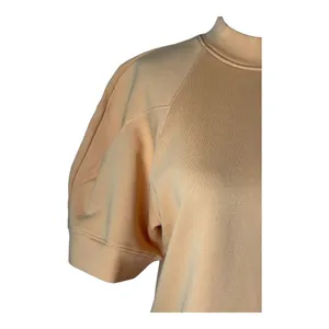AGOLDE Sweatshirt Women XS Orange Sherbert The Round‎ Shoulder Athleisure NWT thumbnail 6