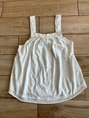 Womens We The Free White Tank Top - XS thumbnail 1