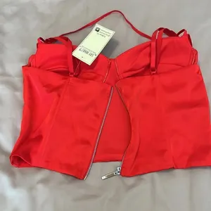 NWT Say what? Red size large zip back adjustable spaghetti strap camisole thumbnail 4