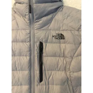 The‎ North Face Womens 800 Fill Down Puffer Jacket Gray Size M Full Zip Outdoor thumbnail 3