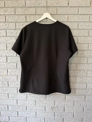 Figs Catarina One Pocket Scrub Top Black Size XL thumbnail 4