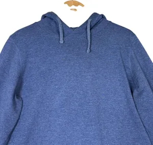 Lauren James Hoodie Womens Sz M Heathered Blue‎ Soft Thumb Holes thumbnail 1