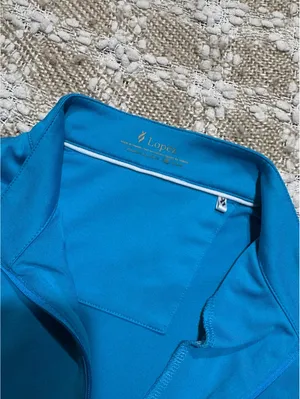 Nancy Lopez Golf blue zip thumbnail 3