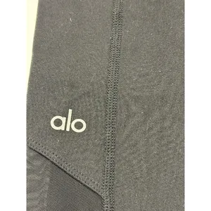 Alo Yoga Black High Waist Workout Leggings with Mesh Panels‎ XS thumbnail 6