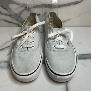 Vans Classic Baby Blue Canvas Off the Wall Skateboard Shoes Men Sz 6 Wm Sz 7.5 thumbnail 3