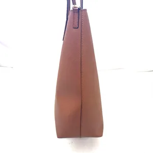 Michael Kors Camel Tan Saffiano Leather Haley Large Tote Bag Purse thumbnail 4