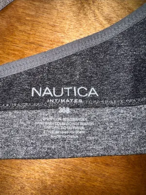 Nautica Intimates Padded Bra - Heather Gray 36B thumbnail 4